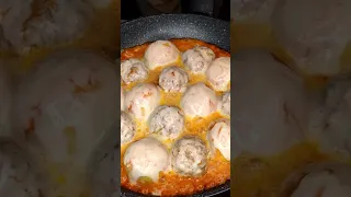 Después de descubrir esta receta, solo quiero hacer albóndigas como esta😋😱#shorts #viral