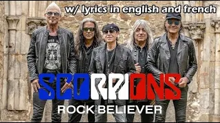 🤘 SCORPIONS - Rock Believer (w/ lyrics + version française)