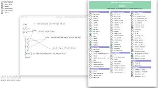 (009) Pure Data & Automatonism - Euclidean rhythms in Automatonism - part 1 of 2