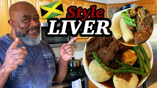 How to make Authentic Jamaican Style Liver! | Deddy's Kitchen