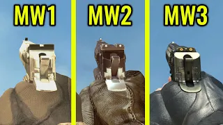 Call of Duty MW1 vs MW2 vs MW3 - Weapons Comparison