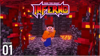Minecraft FTB Inferno - Ep01: A Fiery Start