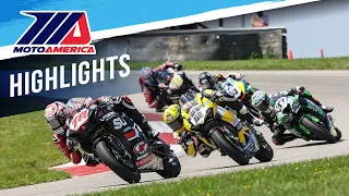 MotoAmerica Supersport Race 2 Highlights at Pittsburgh 2023