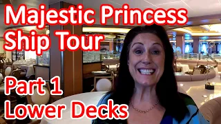 Majestic Princess Ship Tour - A Tour of the Lower Decks (5 to 7) on the Majestic Princess