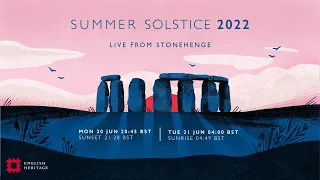 Summer Solstice 2022 Sunrise LIVE from Stonehenge