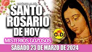 EL SANTO ROSARIO DE HOY SÁBADO 23 DE MARZO de 2024 MISTERIOS GOZOSOS EL SANTO ROSARIO MARIA