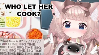 FUWA COOKS MEAT WITH CHAT | VTuber Fuwa Clips