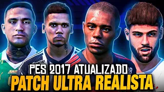 🚨COMO TER O PES 2017 TOTALMENTE ATUALIZADO EM 2024 COM ESSE PATCH !!