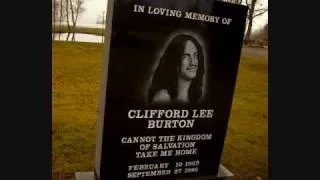 cliff burton palying the night he died