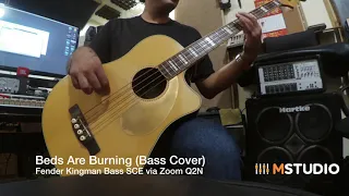 Beds Are Burning (Acoustic Bass Cover)