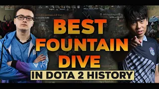 BEST & MOST ICONIC Fountain Farming & Fountain Diving Moments in Dota 2 History - Vol. 02