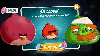 Angry Birds 2 Pig City Steakholm – LEVEL 197–200 Walkthrough 3 Star BOSS LEVEL FOREMAN PIG