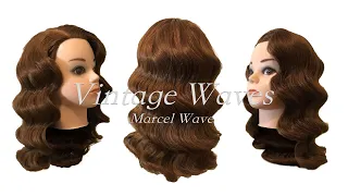 ✨Vintage Waves✨Marcel Waves✨Tutorial✨ 19mm curling iron