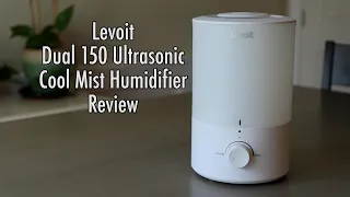 Levoit Dual 150 Ultrasonic Cool Mist Humidifier Review - Unboxing, Accessories, Overview & Operation