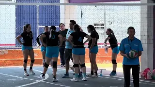 Liga de Voleibol Grumesa. SEMIFINAL 1. ''MINTONETTE'' vs ''X FORCE''. CDMX 21/04/2024