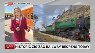 Blue Mountains' historic Zig Zag Railway reopens