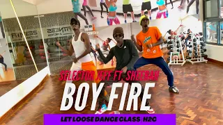 Boy Fire - Selector Jeff ft Sheebah Dance Choreography at Let Loose Dance Class by H2C Dance Company