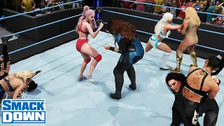 WWE 2K20 SMACKDOWN 8 WOMEN'S MITB PARTICIPANTS BATTLE ROYAL