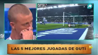 El primer día de Guti en Punto Pelota