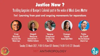 Justice Now Symposium : Learning from past and ongoing movements for reparations - Tuesday March 23