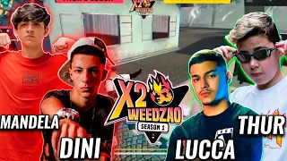 X2 MUNDIAL WEEDZAO  - LOUD THUR E LUCCA VS DINI E MANDELA