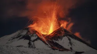 Größter Vulkan Europas Ätna liefert Leuchtspektakel