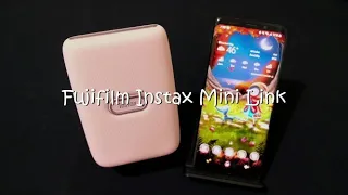 (How to use) Fujifilm Instax Mini Link Smartphone Printer - Dusky Pink