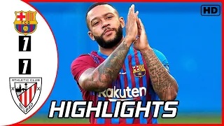 Barcelona vs Athletic Bilbao 1- 1 | All Goals & Extended Highlights 2021 HD