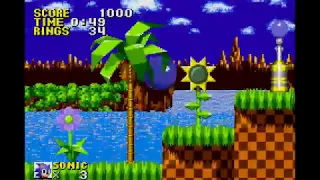 Sonic The Hedgehog Genesis (GBA) - HD Longplay