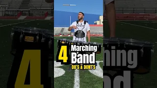 Marching Band DO’s & DON’Ts ✅❌ #marchingband