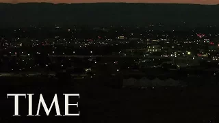 Drone Footage Captures The Moment Of Darkness As Solar Eclipse Goes Over Casper, Wyoming | TIME