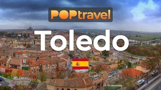 Walking in TOLEDO / Spain 🇪🇸- Rainy Winter Tour - 4K 60fps (UHD)