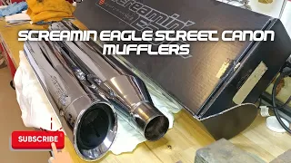 Harley Screamin Eagle Street Cannon Mufflers For Harley M8 Touring Review