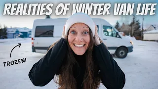 72 HOURS OF WINTER VAN LIFE (when nothing goes as planned)