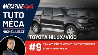 🛠Vidanges de pont avant/arrière, boîte de transfert, boîte de vitesses sur Toyota Hilux