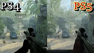 Call of duty vanguard : Ps4 VS Ps5 comparison ( 4K )