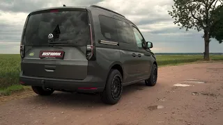 New VW Caddy finally cool ! Caddy 5 lifted with Eibach Pro Lift kit + AT wheels. Ready for offroad