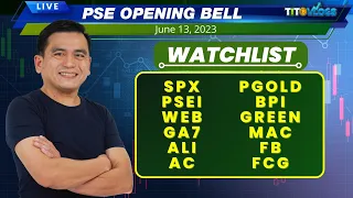 STOCKS REVIEW BY REQUEST | PSE OPENING BELL LIVE June 13, 2023