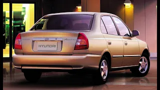 Hyundai Accent 2. Установка (снятие) заднего бампера