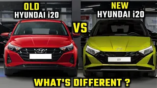 Old i20 vs New i20 facelift 2023 | Changes in Exterior & Interior | hyundai i20 facelift 2023