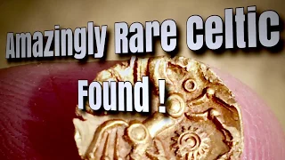 Amazingly Rare Quarter Stater Celtic Gold Coin Found Metal Detecting (DeepTech Vista Gold Gain)