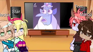 past star vs the forces of evil characters react