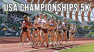 RACING THE 5K USA NATIONAL CHAMPIONSHIP || race analysis and voiceover