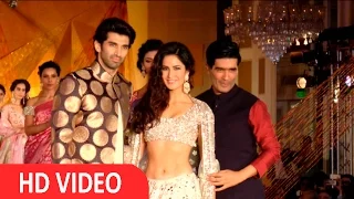 Katrina & Aditya Roy Kapoor On Ramp For Manish Malhotra