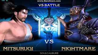 krono (Mitsurugi) VS SilentWall (Nightmare) #2 April142018 Soul Calibur II NetPlay