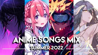 Best Anime Openings & Endings Mix of Summer 2022 | Full Songs