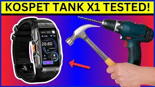 KOSPET TANK X1: Ultimate Rugged Smartwatch Review & BRUTAL Durability Test