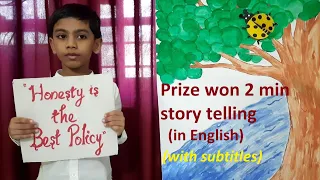 The Honest Woodcutter | Story telling in English for Kids | Honesty is the Best Policy