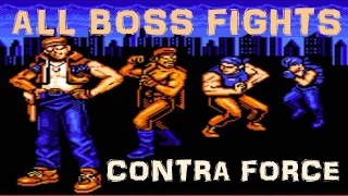 CONTRA Force NES - All Boss Fights (No Damage) + Story Gameplay HD