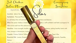 How to take Courageous Action and bring  Confident Conviction: Solar Perfume Aroma therapy